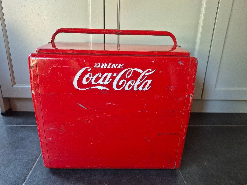 Coca Cola vintage koelbox, Verzamelen, Ophalen, Huis en Inrichting