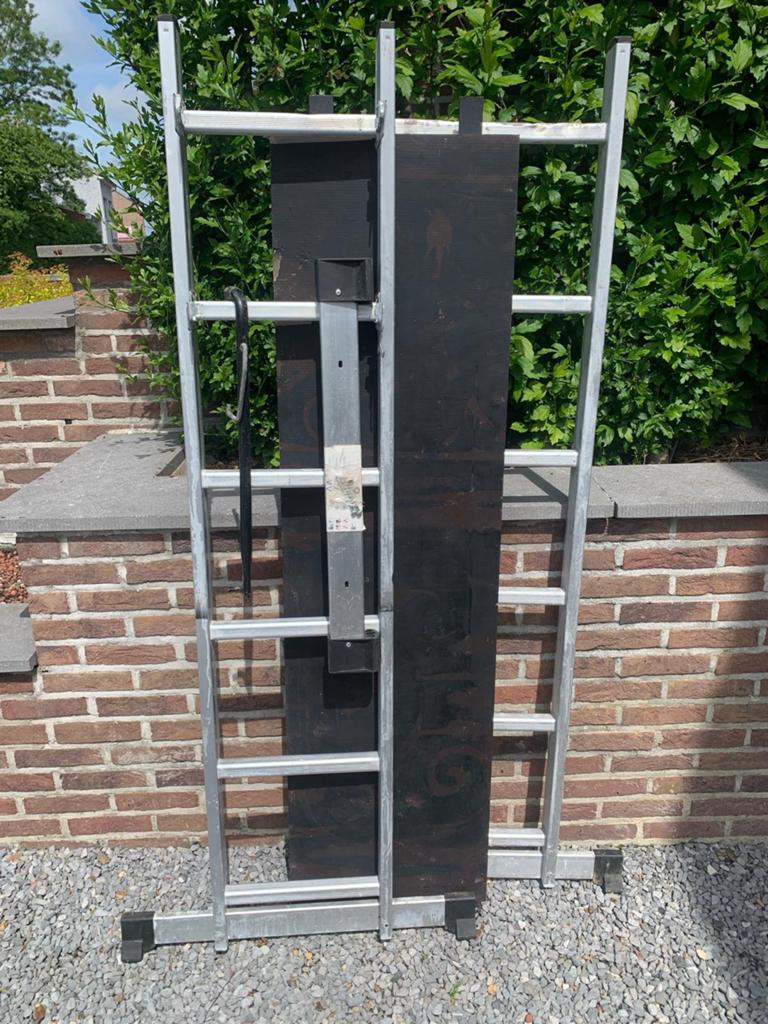Aluminium ladder stelling, Doe-het-zelf en Bouw, Steigers, Ophalen