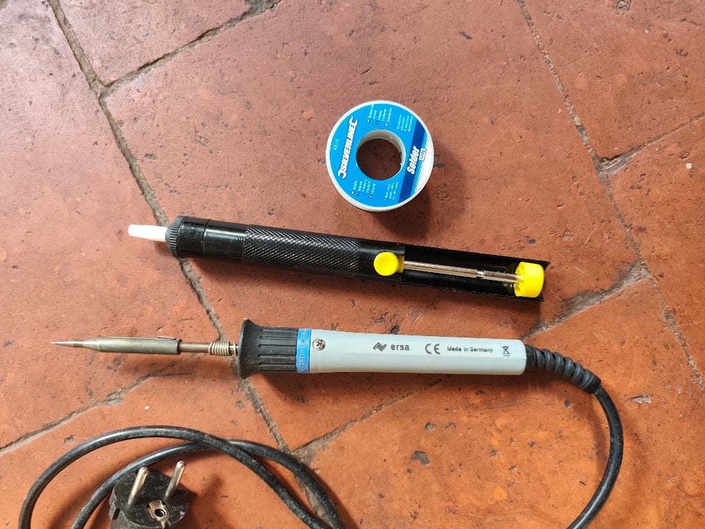 Fer à souder ERSA C25 + accessoires, Bricolage & Construction, Outillage | Outillage à main, Enlèvement, Comme neuf