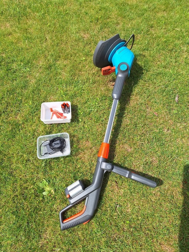 Tondeuse turbo sans fil, Jardin & Terrasse, Coupe-bordures, Enlèvement, Batterie
