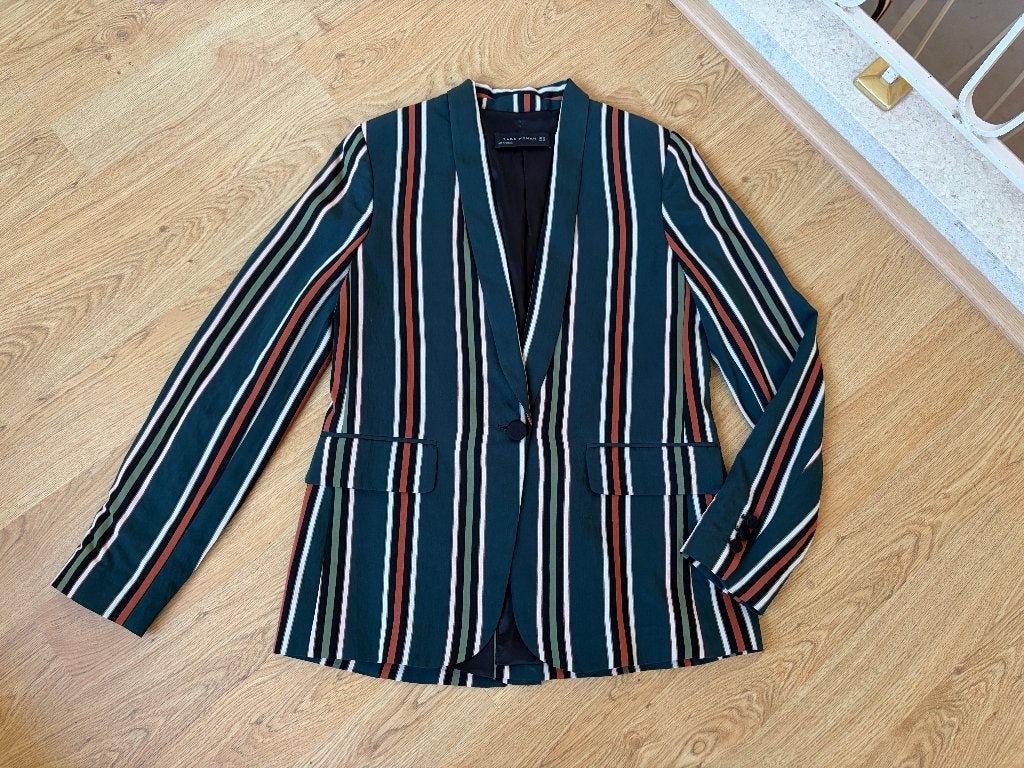 Zara multi-colour blazer, mt XS - nieuwstaat, Meerkleurig, Zara, Ophalen of Verzenden, Zo goed als nieuw