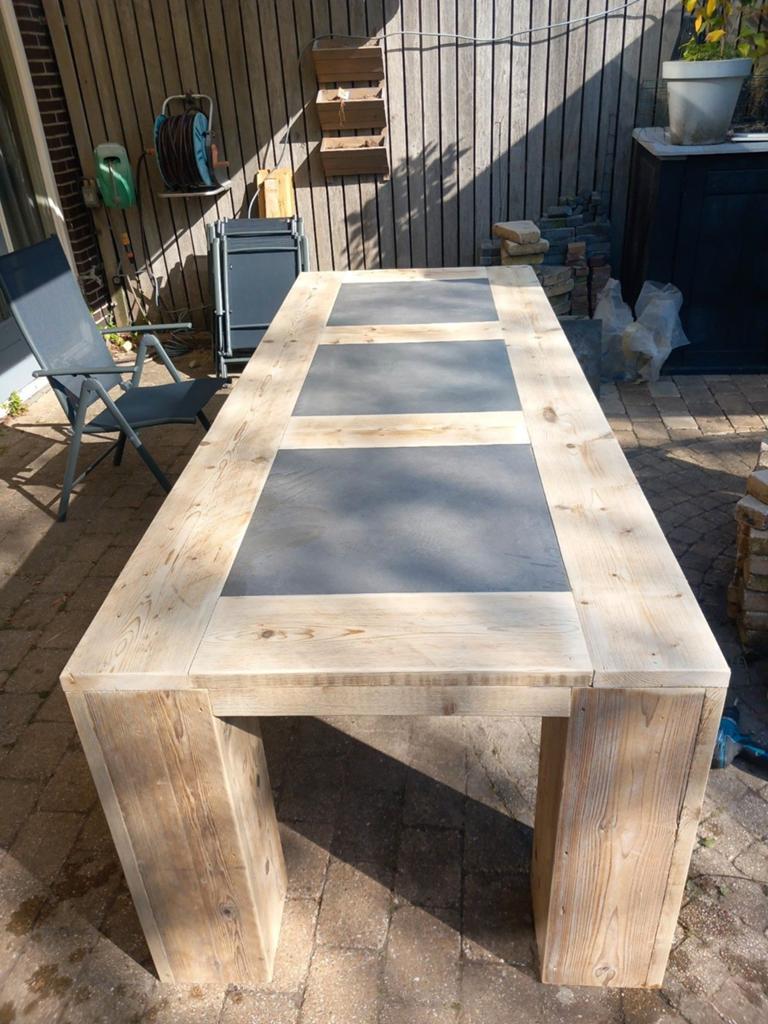 Steigerhout tuintafels gratis thuisbezorgd, Tuin en Terras, Ophalen of Verzenden