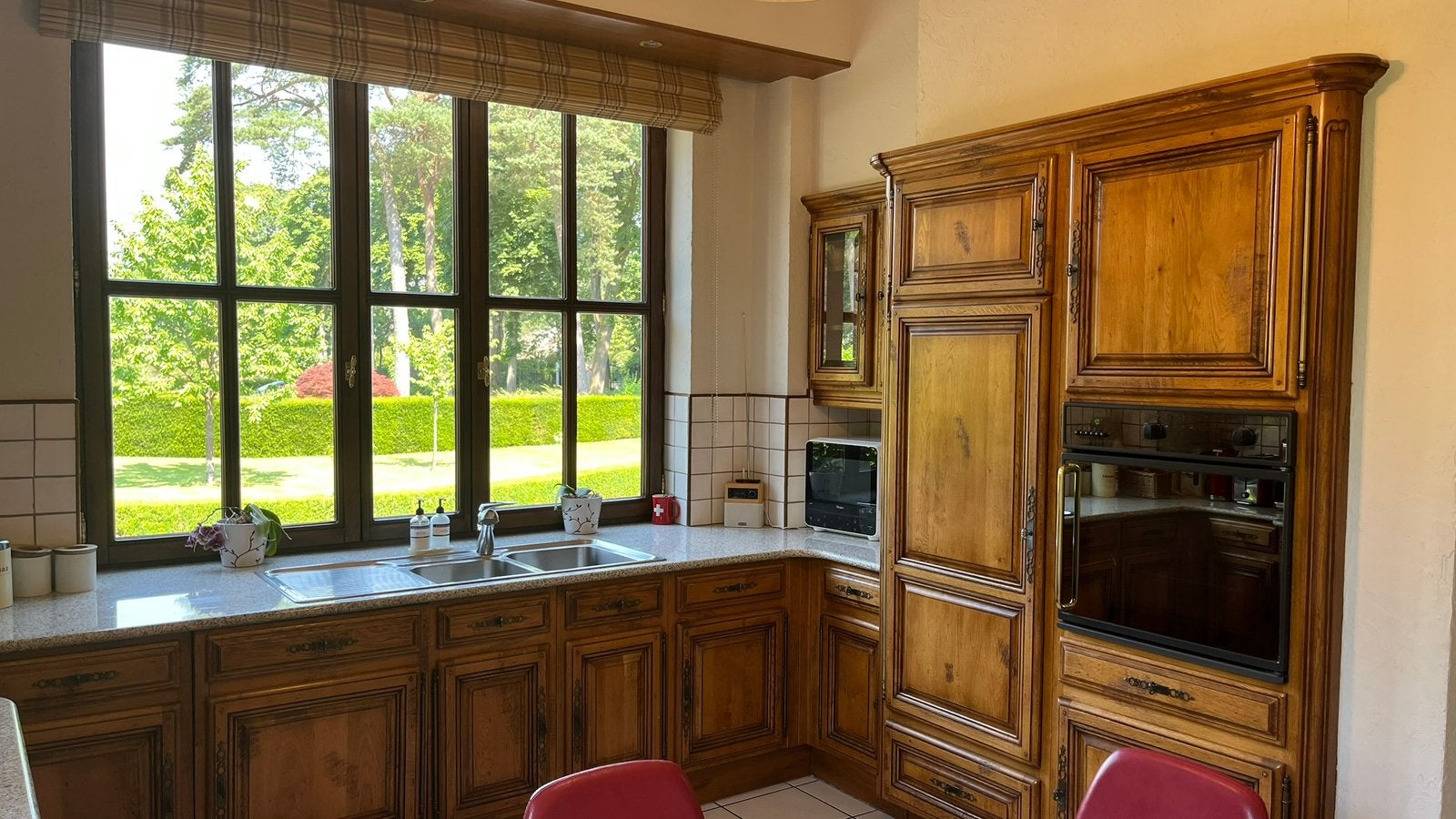 Keuken uitbreken en ophalen, Ophalen, Gebruikt, U-keuken, Bruin