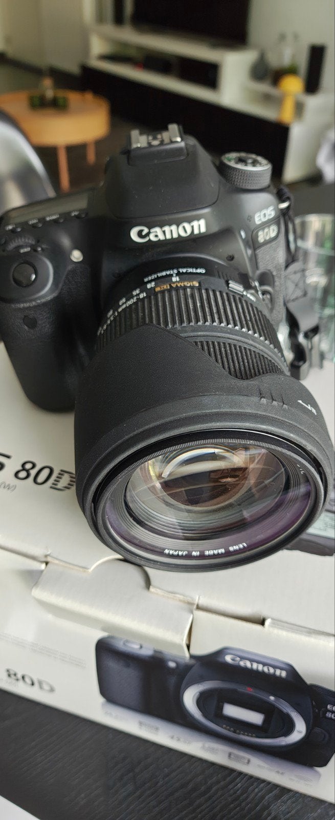 fotoapparaat Reflex Canon EOS 80D body, TV, Hi-fi & Vidéo, Sans zoom optique, Enlèvement ou Envoi, Canon, Comme neuf