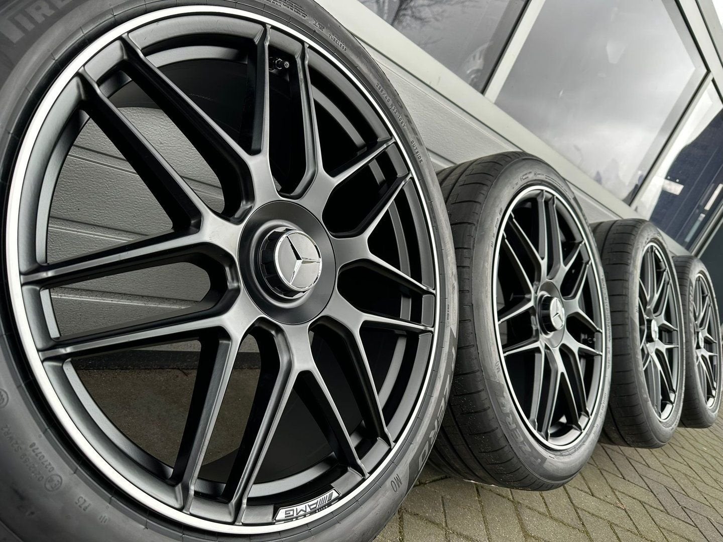 22" Mercedes AMG W167 350e GLE Coupe C257 GLE63 GLE53 velgen, -, 285 mm, -, Banden en Velgen