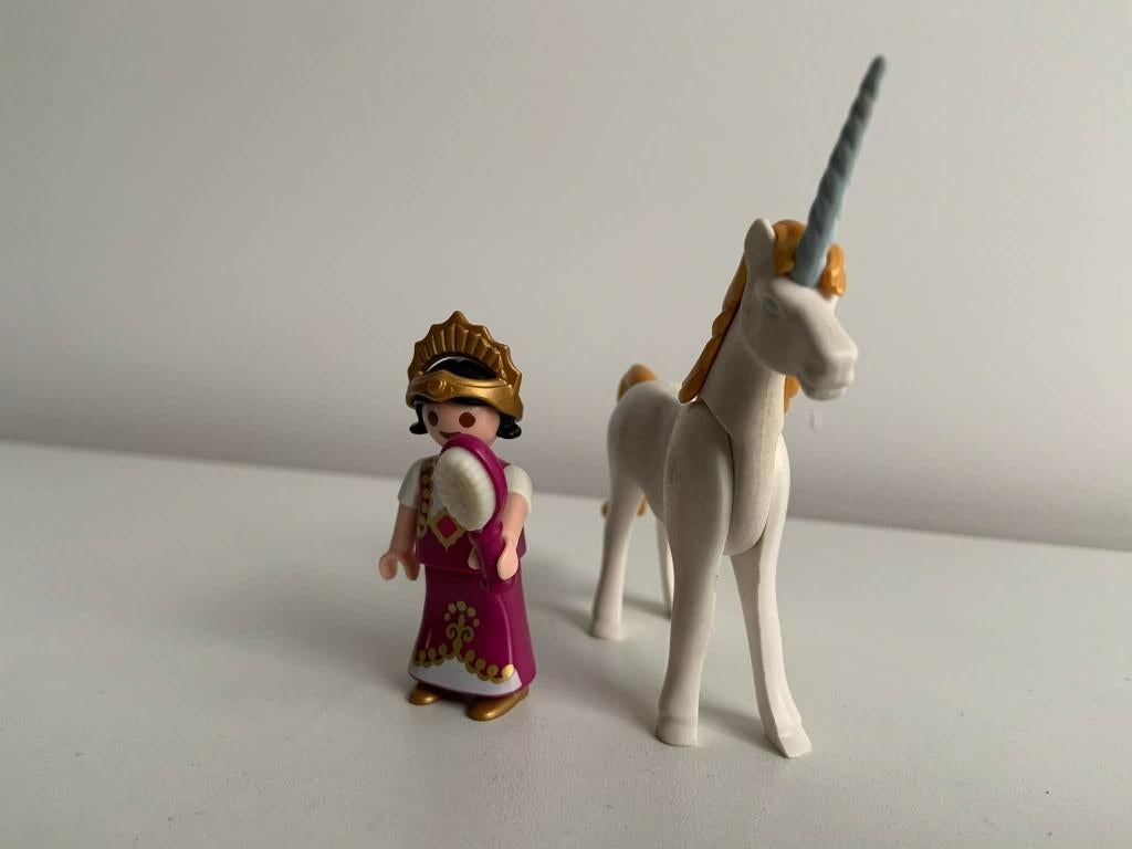 Playmobil 4645 prinses met eenhoorn, Ophalen of Verzenden, Zo goed als nieuw, Complete set