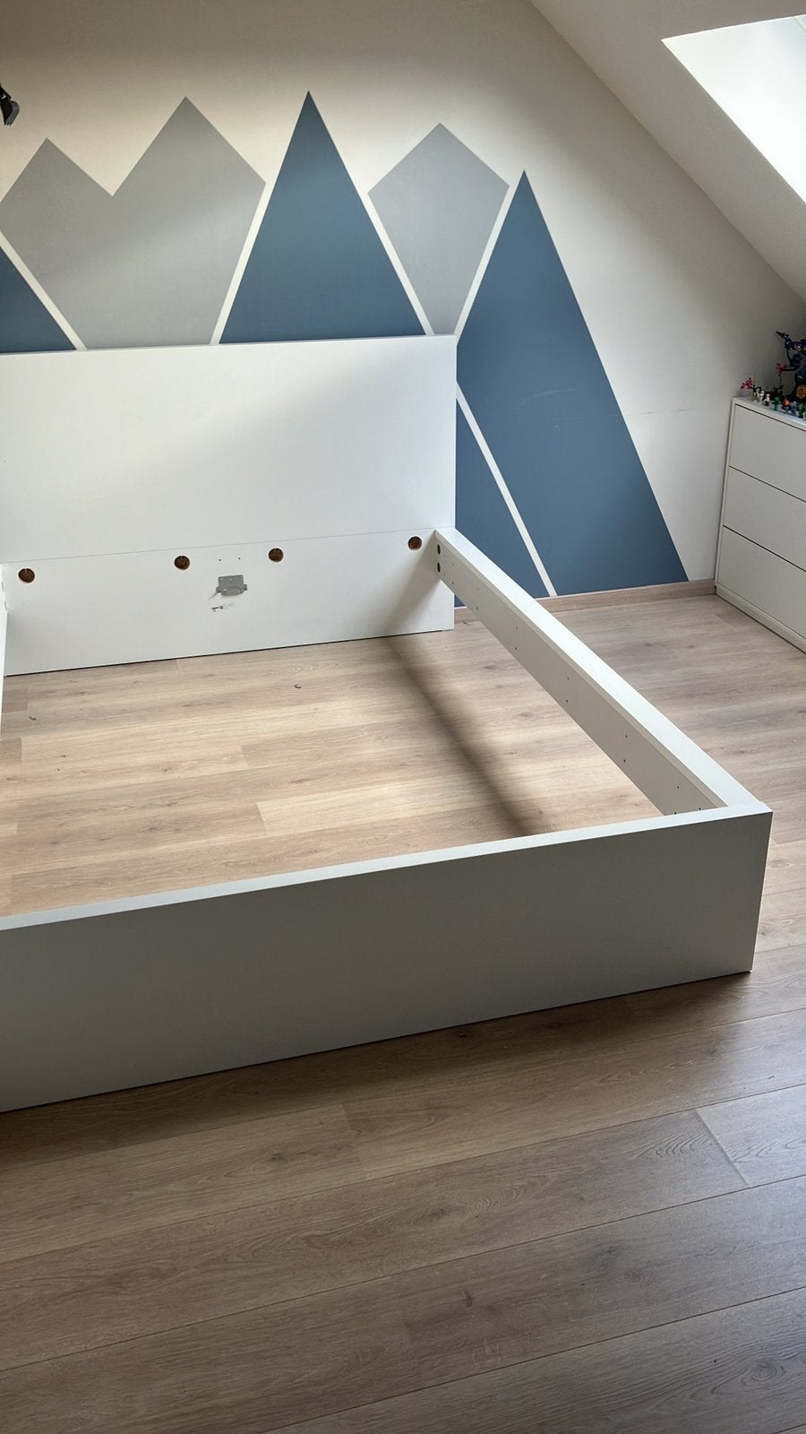 Malm bed 140x200, Maison & Meubles, Queen size, 140 cm, Enlèvement, Utilisé