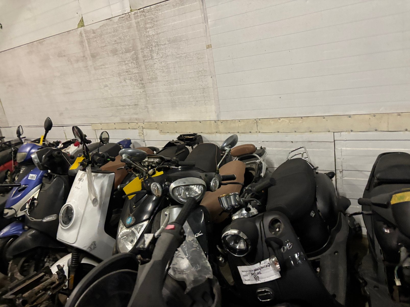 Lot scooters, Ophalen