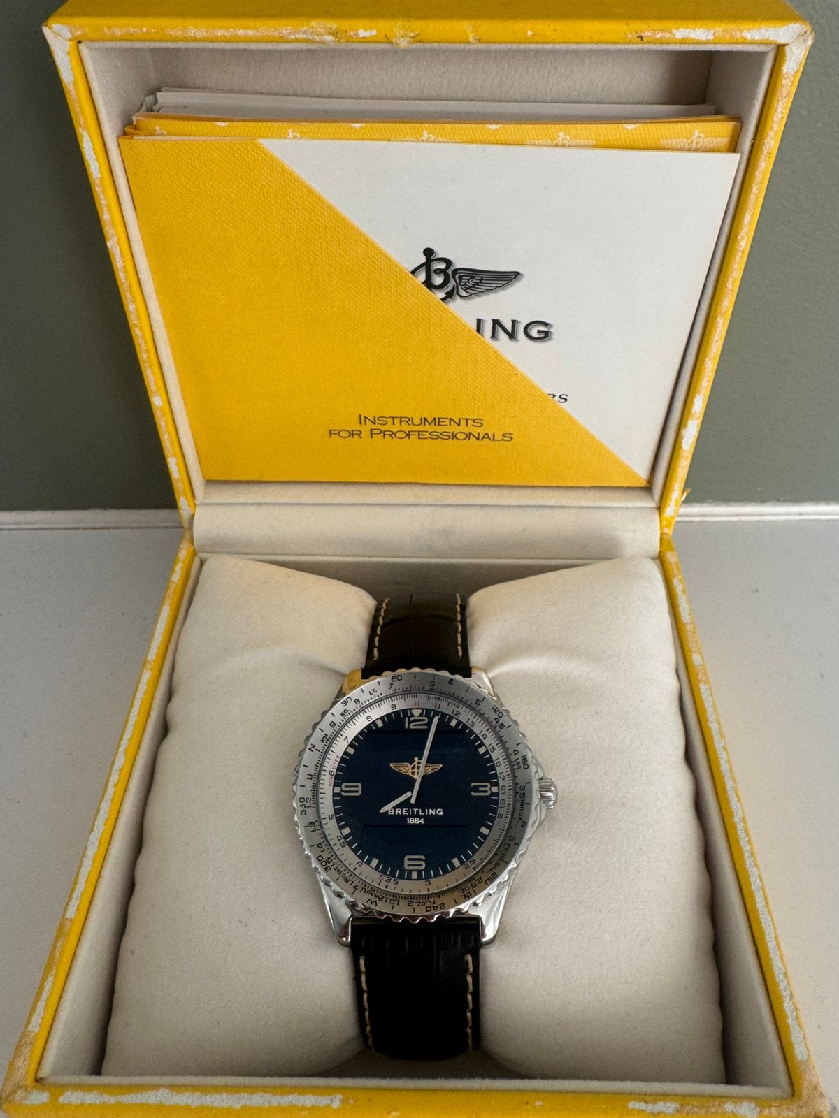 Breitling Chronospace, Handtassen en Accessoires, Horloges | Heren, Ophalen, Overige materialen, Breitling, Polshorloge