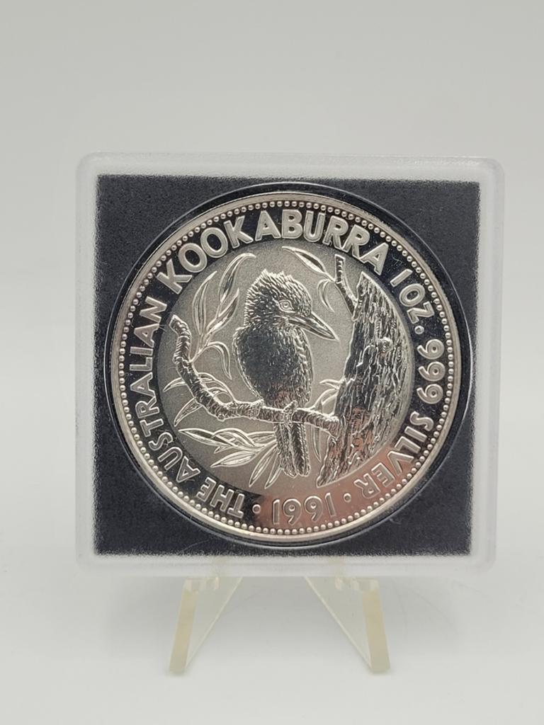 1oz 999 zilveren Kookaburra 1991 !!!, Ophalen