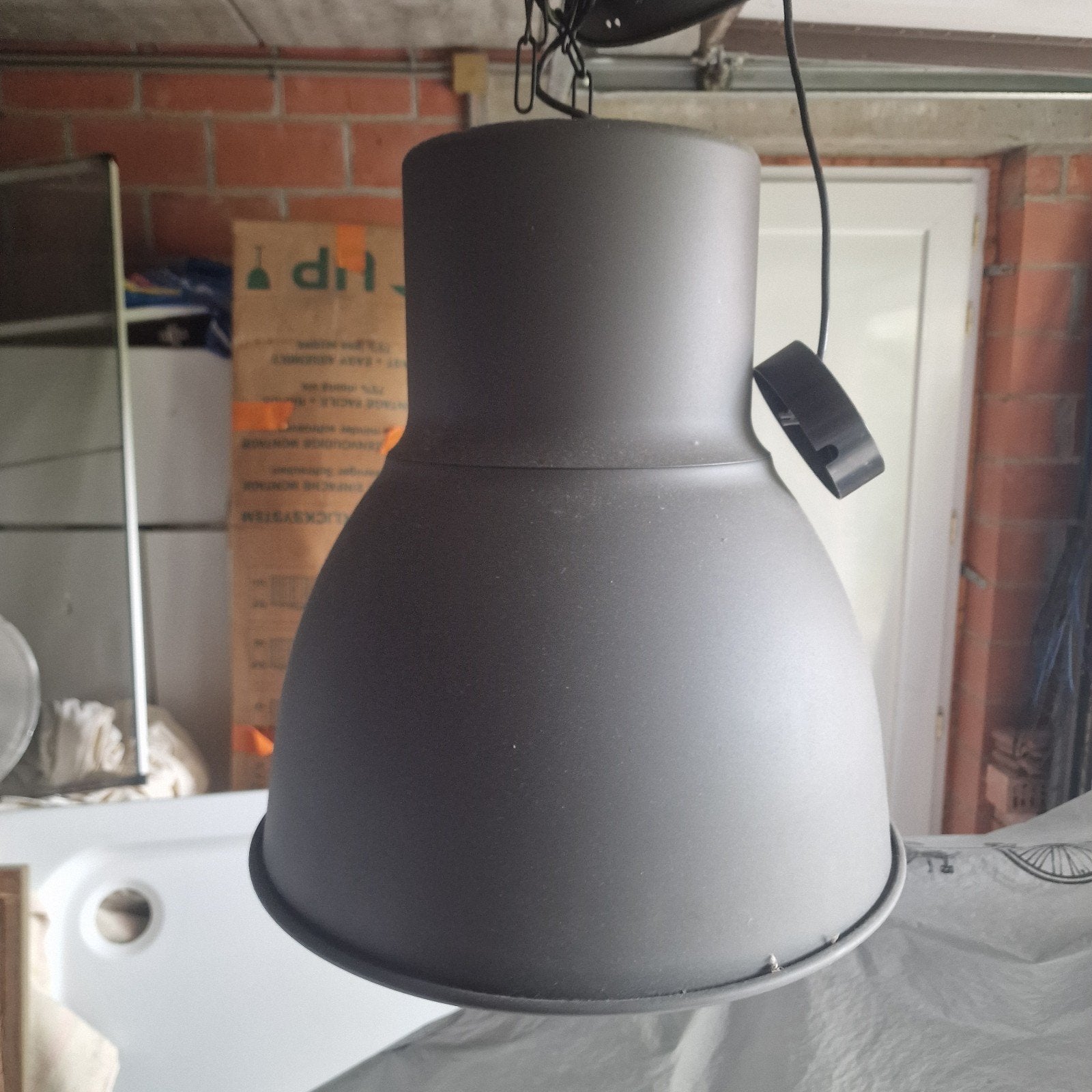 lamp industriële look, Enlèvement, Comme neuf, Métal, Industrielook