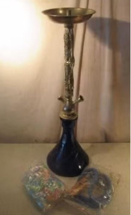 Pipe à eau avec nouveau tuyau et tuyaux supplémentaires, Enlèvement ou Envoi, Comme neuf, Narguilé