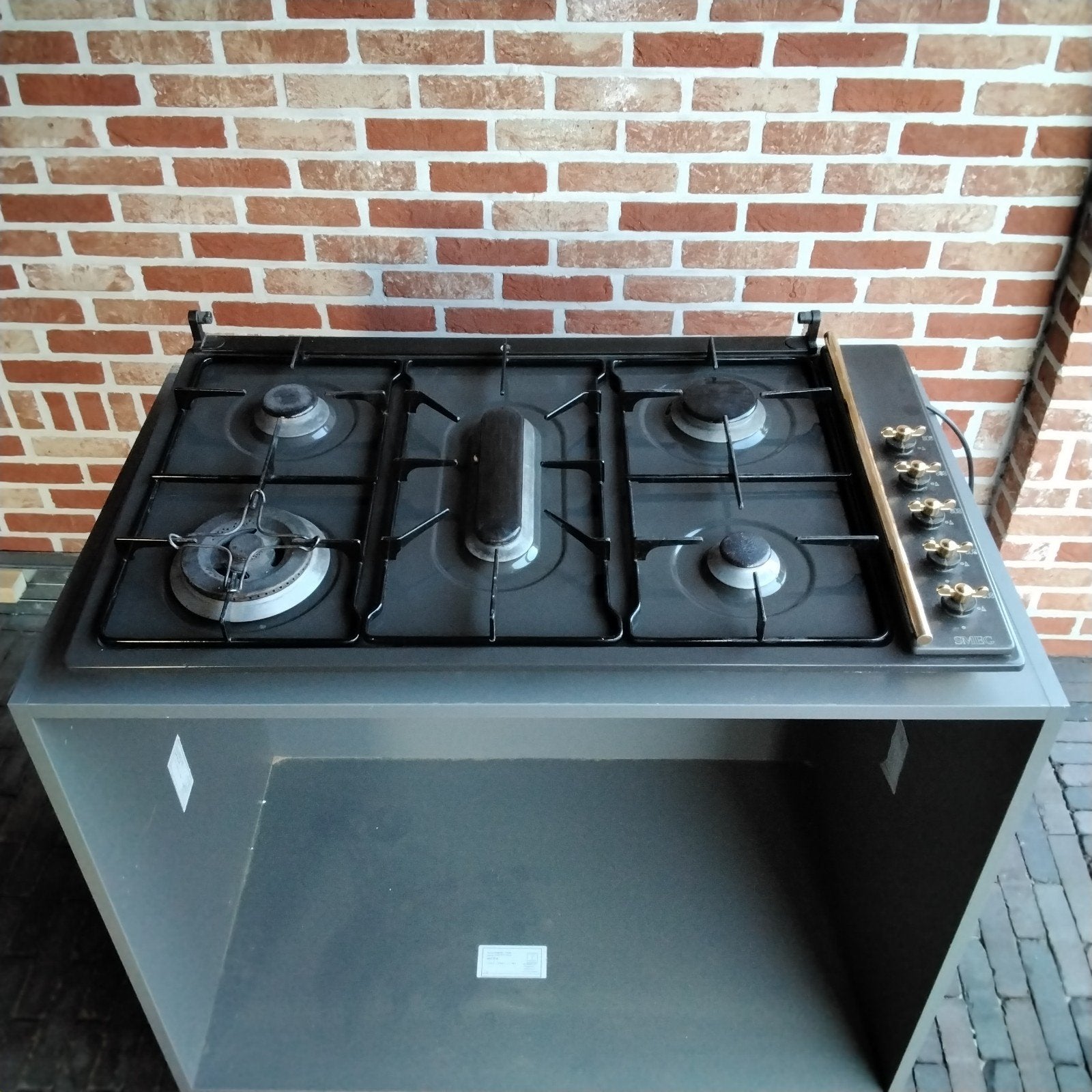 5 pit gasfornuis smeg inbouw, Elektronische apparatuur, Ophalen, Inbouw, Gas