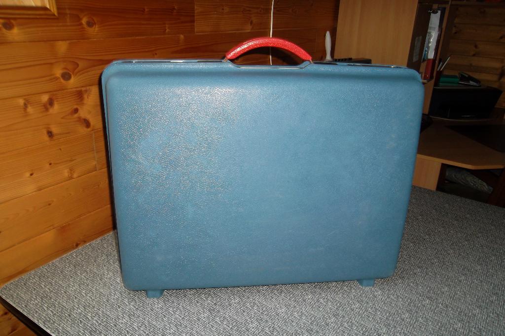Samsonite blauwe valies, Ophalen of Verzenden, Gebruikt, Hard kunststof