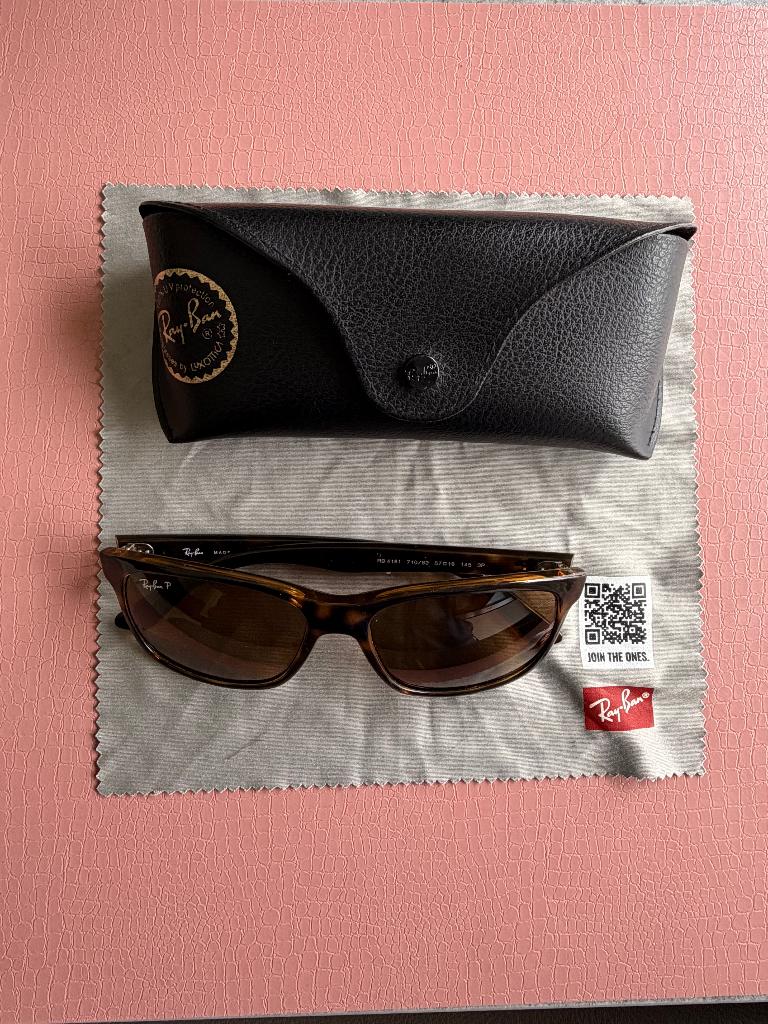 Ray-Ban polarisé, Enlèvement ou Envoi, Comme neuf, Brun, Ray-Ban