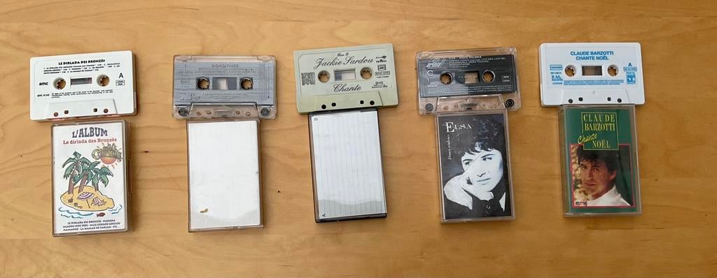 K 7….. anciennes cassettes, Enlèvement, Utilisé