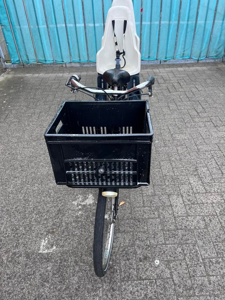 Tweelingfiets transport fiets cargo bike longtail, Fietsen en Brommers, Ophalen, Zo goed als nieuw, Fietsfabriek