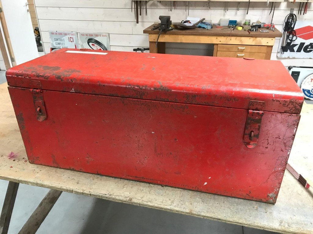 Facom metalen kist., Bricolage & Construction, Outillage | Outillage à main, Enlèvement, Utilisé, Facom