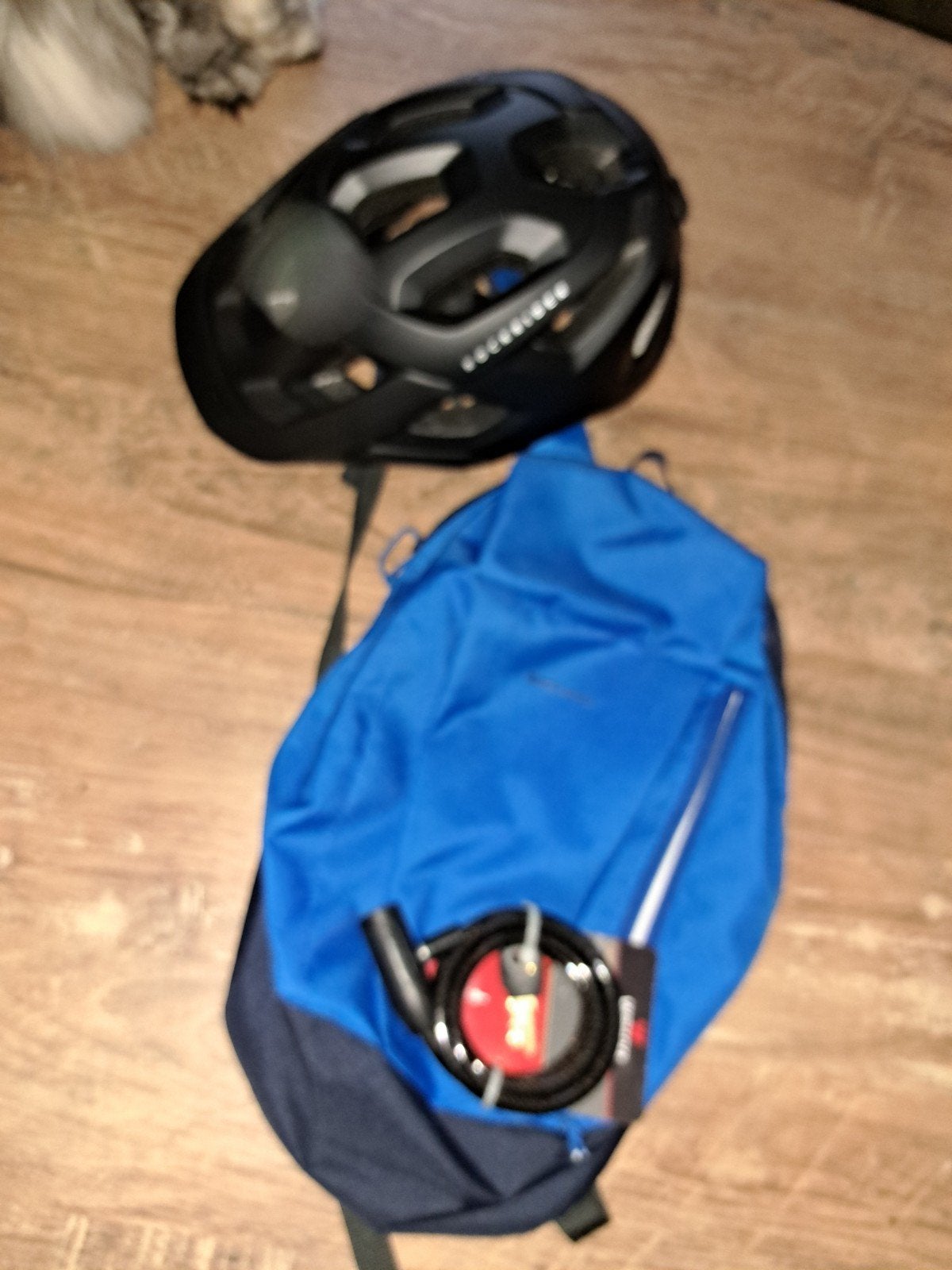 casque VTT sac