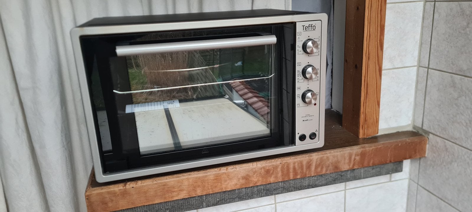 Teffo oven te koop, Electroménager, Fours, Fonction micro-ondes, Enlèvement, Utilisé, Moins de 45 cm