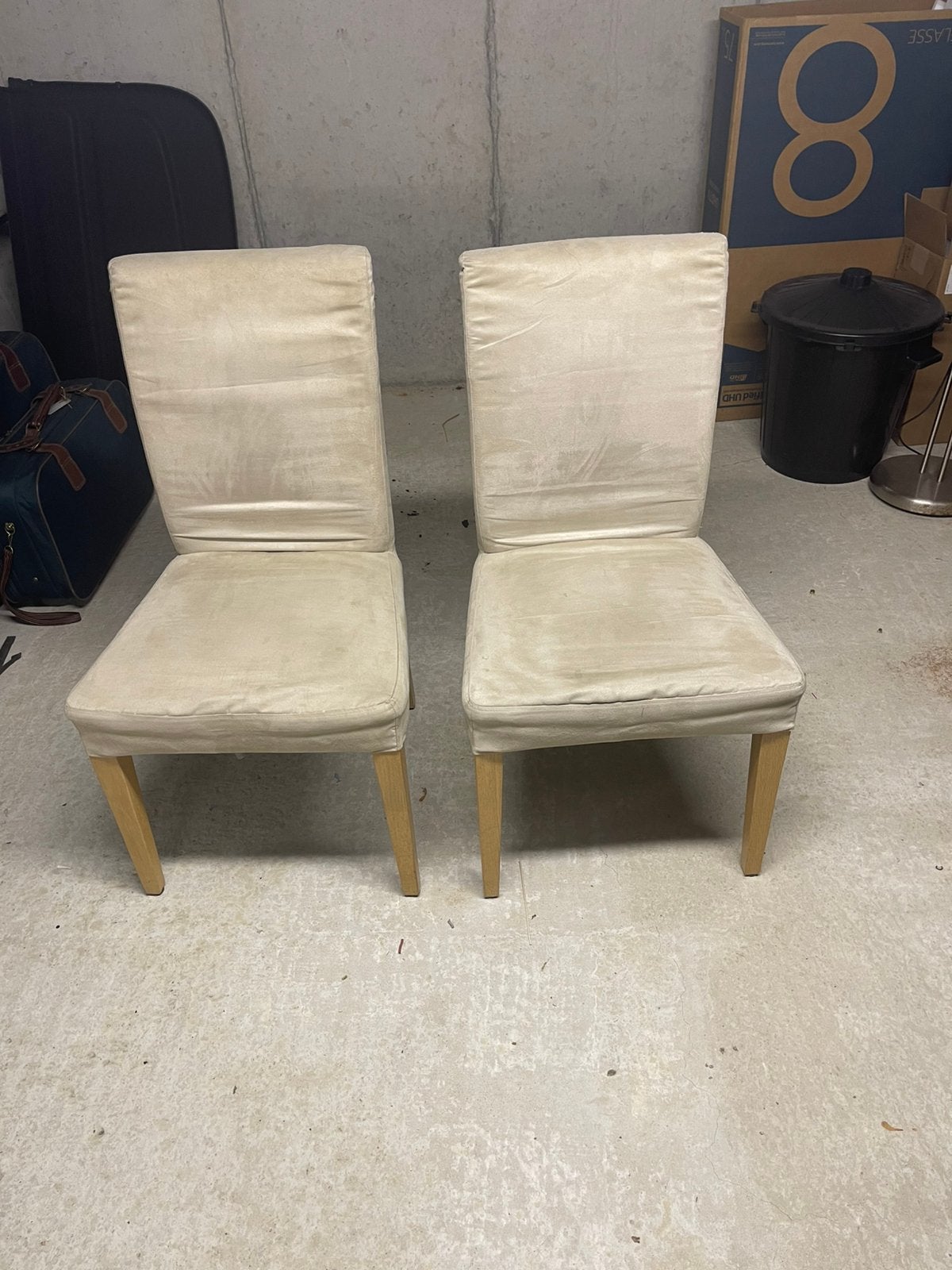 2 chaises IKEA Henriksdal - Housses remplaçables, Autres couleurs, Deux, Enlèvement, Utilisé