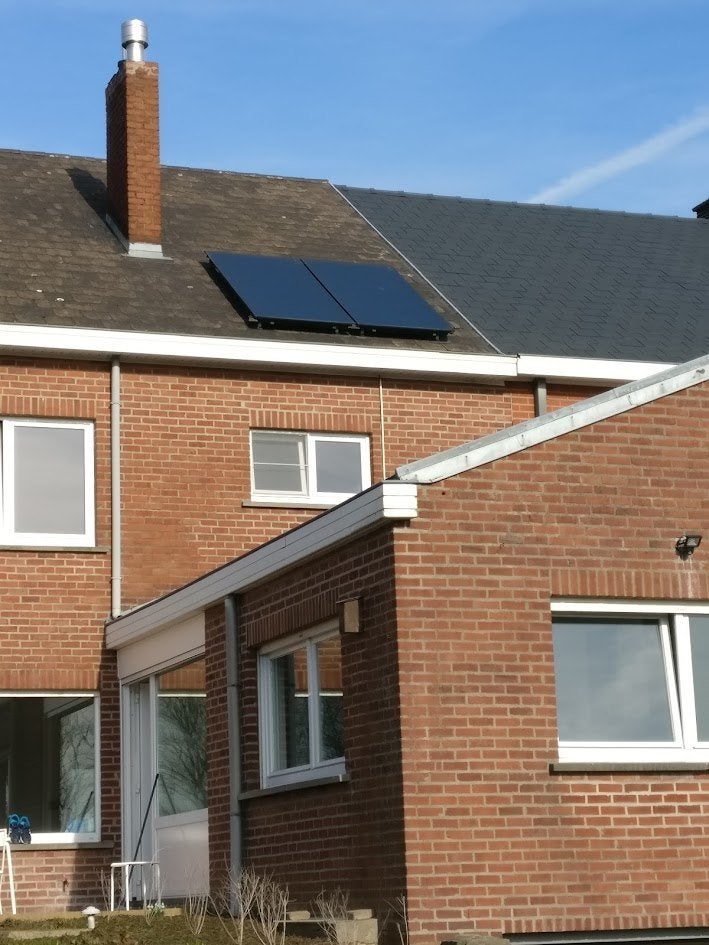 2 zonnecollectoren (Buderus), Ophalen, Gebruikt