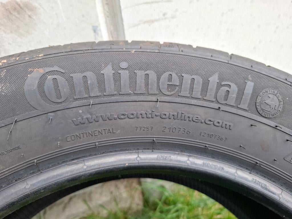 4 pneus d'été 215/55 R16 Continental, Autos : Pièces & Accessoires, Pneus & Jantes, 215 mm, 16 pouces, Véhicule de tourisme, Pneus été