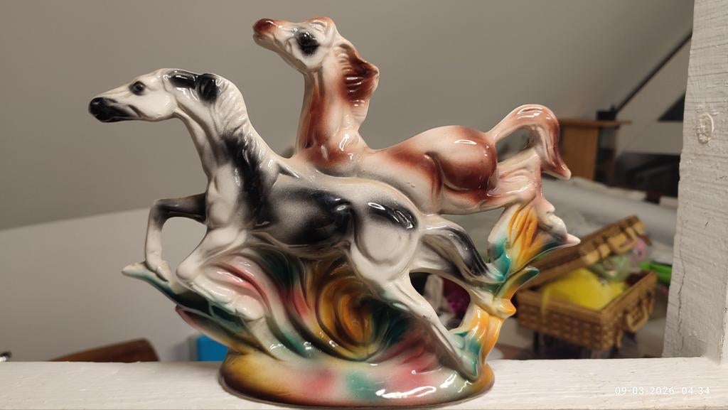 Statue de cheval italienne vintage, Enlèvement ou Envoi, Comme neuf, Animal