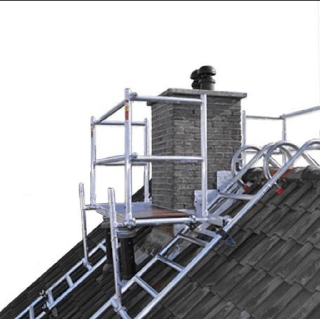 Schoorsteen steiger, Doe-het-zelf en Bouw, Steigers, Ophalen, Nieuw, Daksteiger