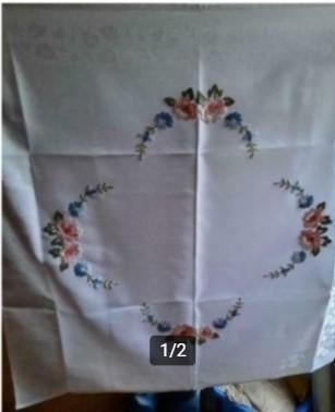 Nappe faite maison - Nouveau !, Enlèvement ou Envoi, Neuf, Broderies à la main, Pièce ou Accessoires