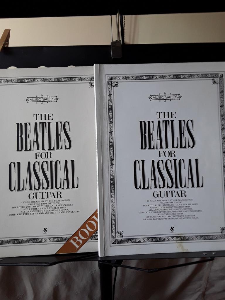 BLADMUZIEK Partituren klassieke gitaar   BEATLES, Enlèvement ou Envoi, Guitare