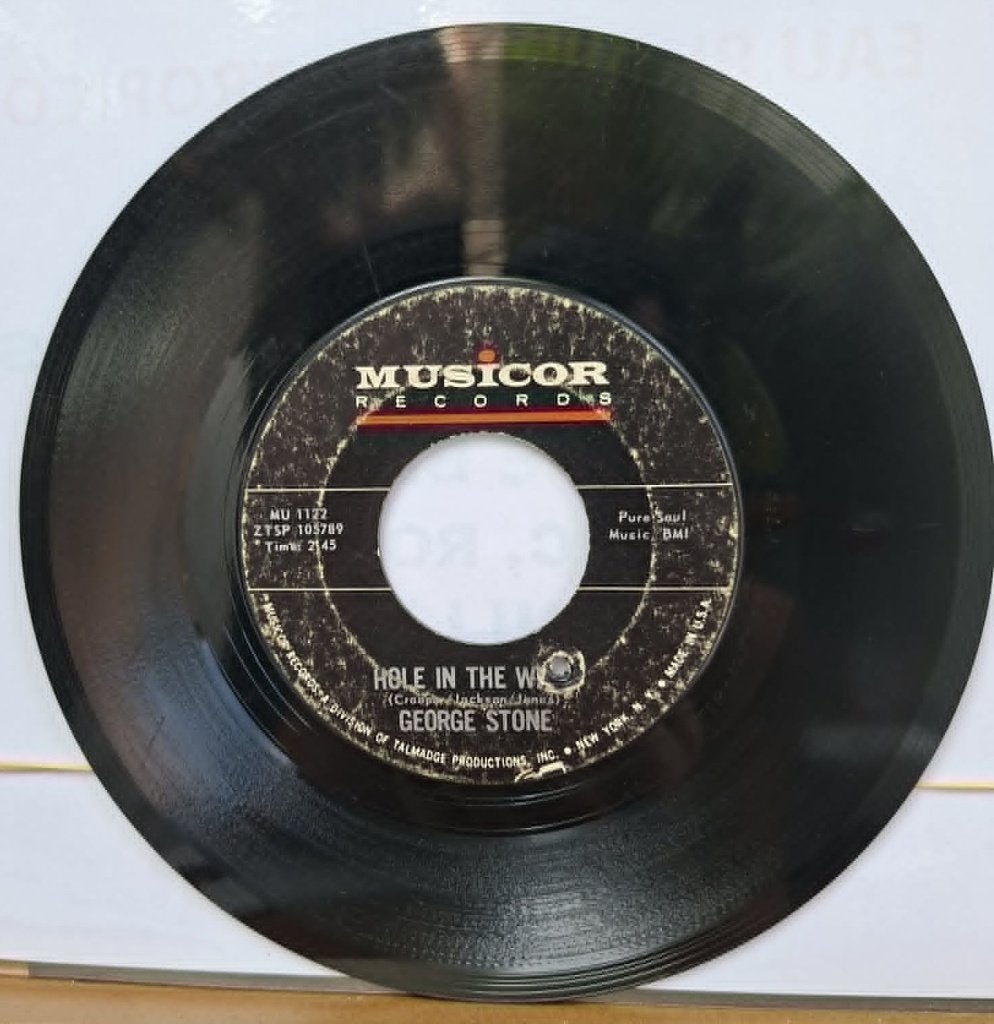 George Stone – Hole In The Wall – My Beat, Pressage original, Enlèvement ou Envoi, 7 inch, Utilisé