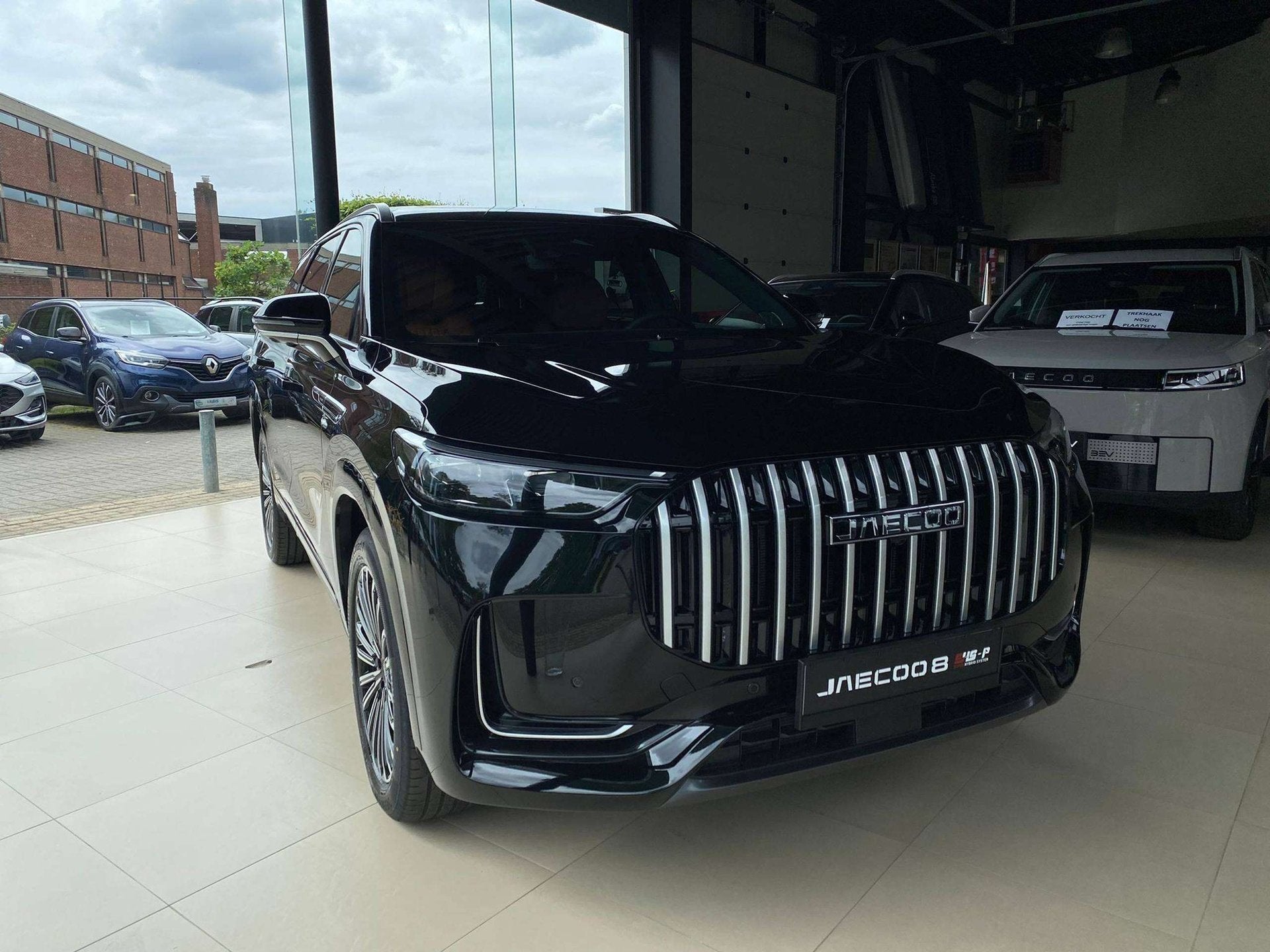 Jaecoo J8 J8 SHS-P Exclusive 7 jaar garantie- €4000 Kortin, Auto's, Plug-in hybride, Hybride Elektrisch/Benzine, SUV of Terreinwagen