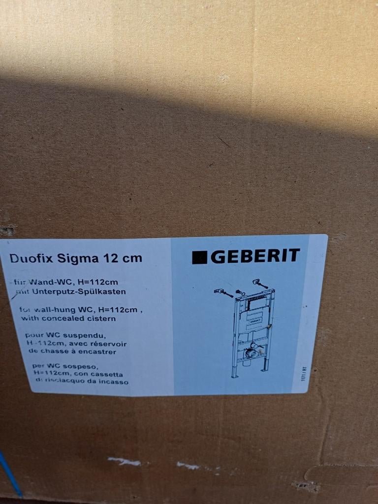 Geberit toilet nieuw., Ophalen