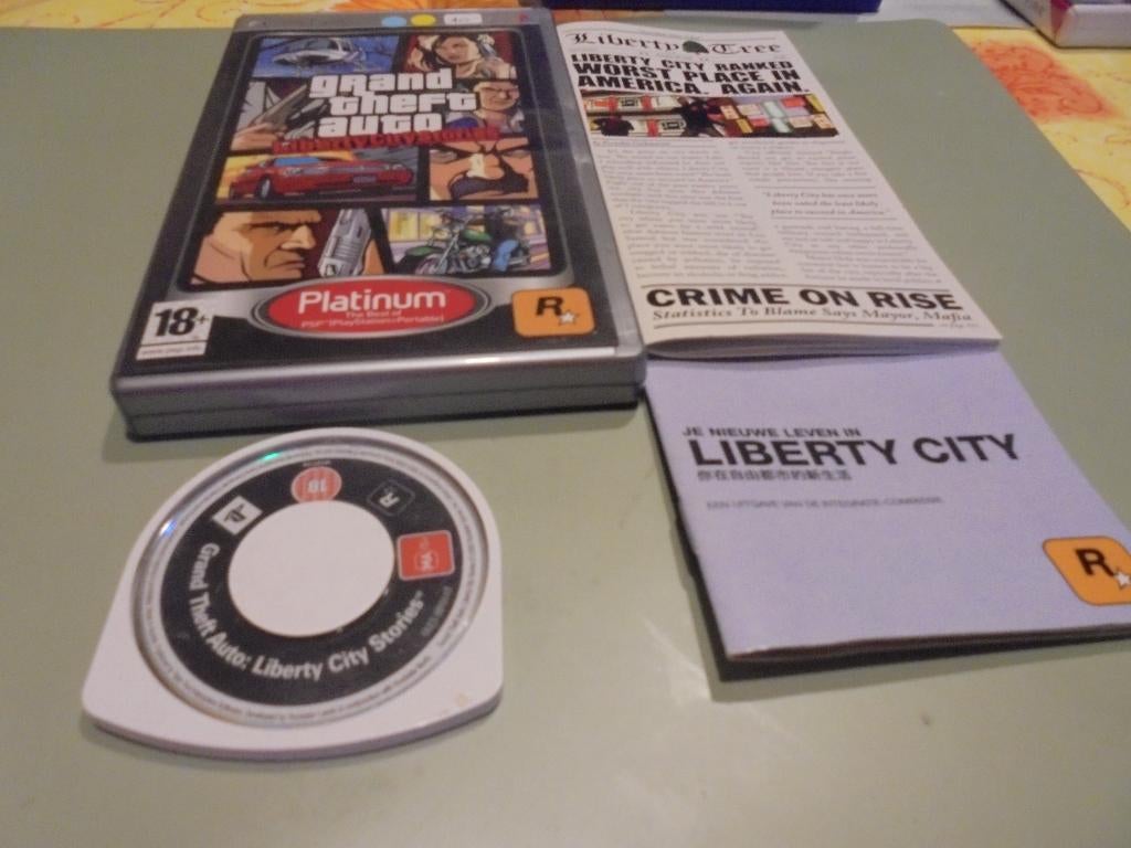 PSP Grand theft auto Liberty City Stories (CIB), 1 speler, Verzenden, Gebruikt, Vanaf 18 jaar
