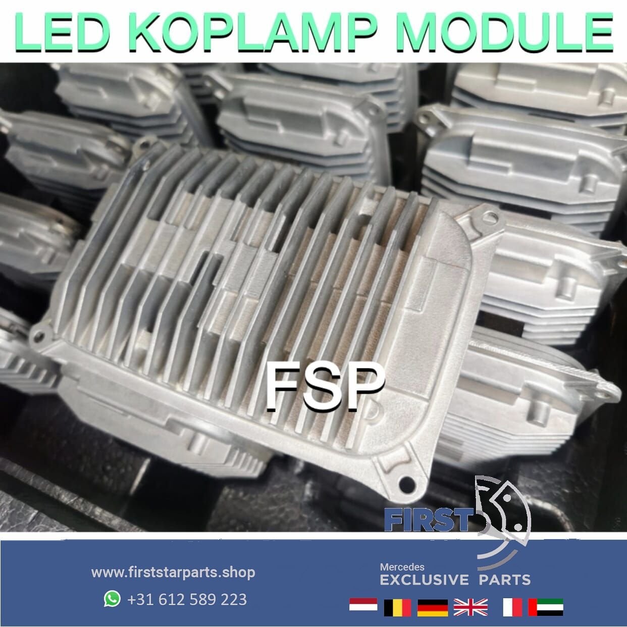 W176 LED koplamp module Mercedes A Klasse A1769001204 L/R MB, Gebruikt, -, Ophalen of Verzenden, -