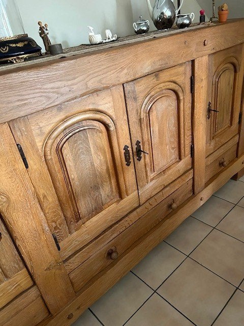 Salle à manger (chêne), Maison & Meubles, Enlèvement, Utilisé, Klassiek, 4 à 6 chaises