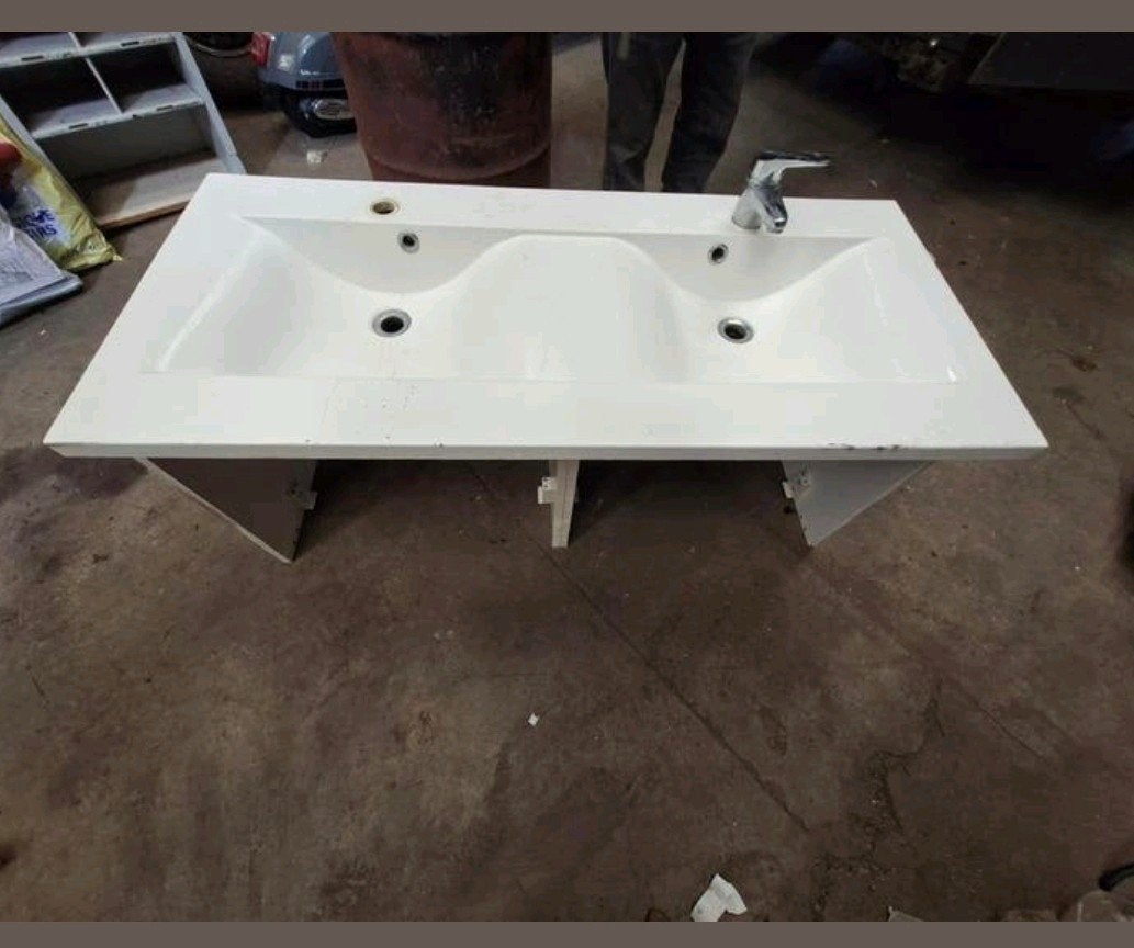 Double vasque avec sous meuble, Enlèvement ou Envoi