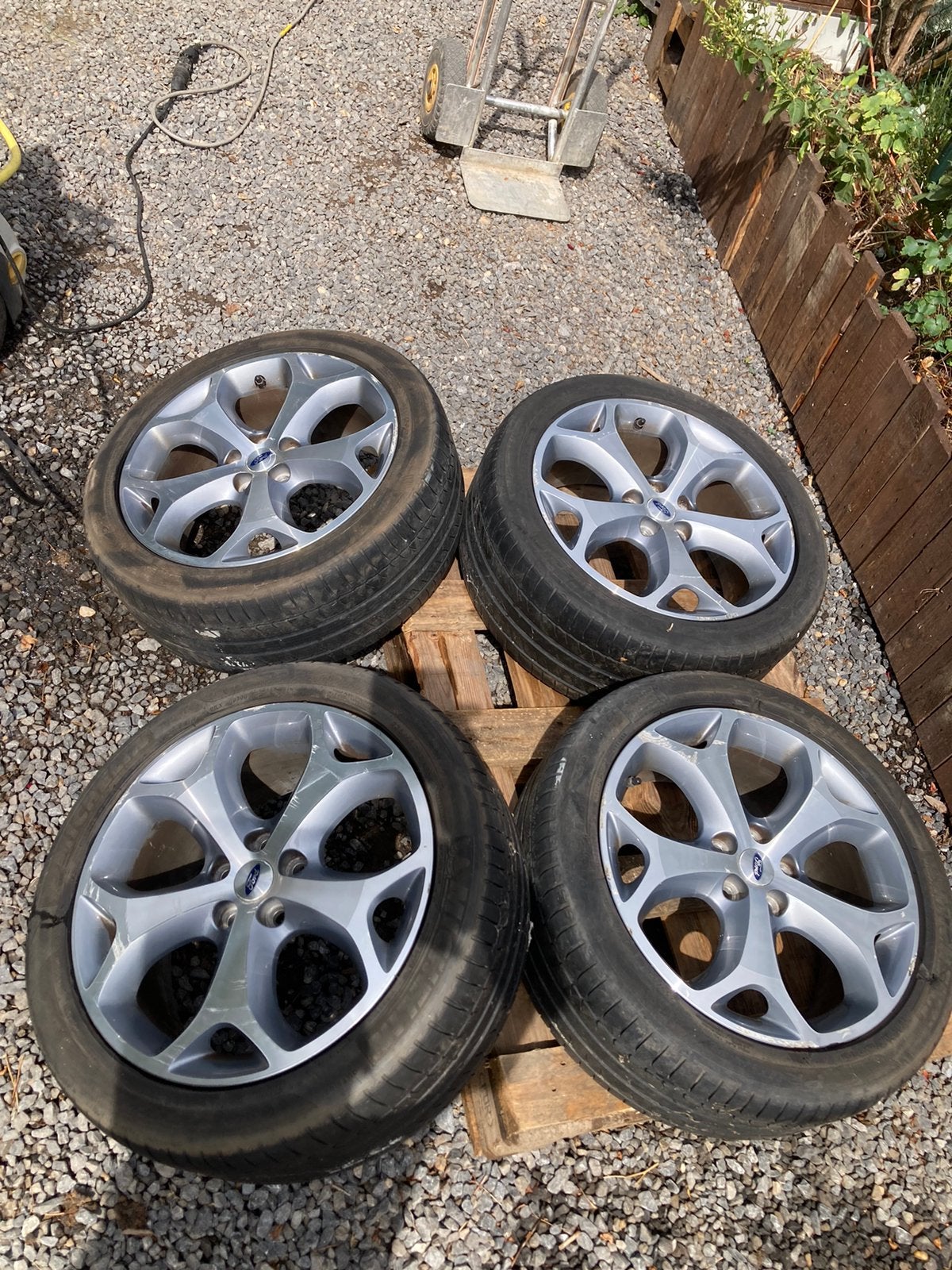 4 Jantes alu 18" Ford S-Max / Galaxy (5x108), Enlèvement, 18 pouces, Pneu(s)