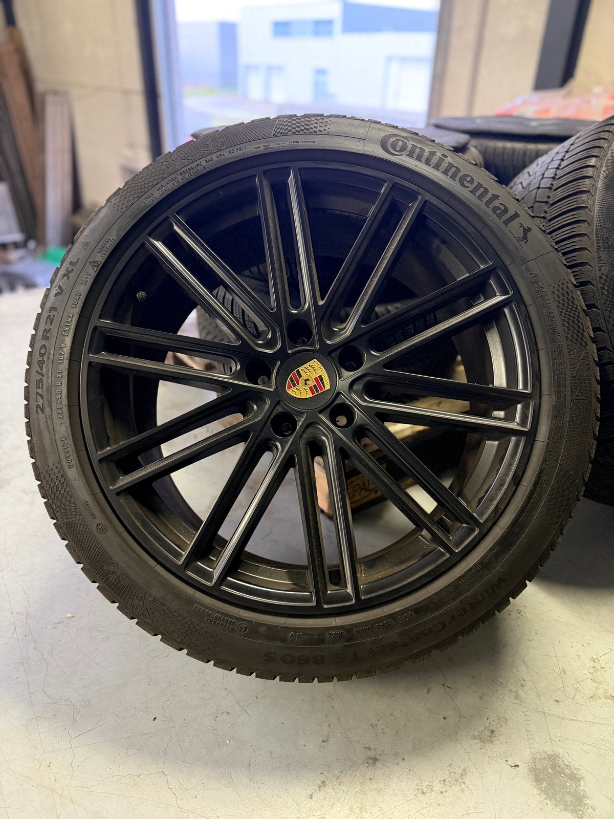 21 inch Porsche Cayenne (9YA/E3) Winterset, Auto-onderdelen, Banden en Velgen, Ophalen, 21 inch, Winterbanden