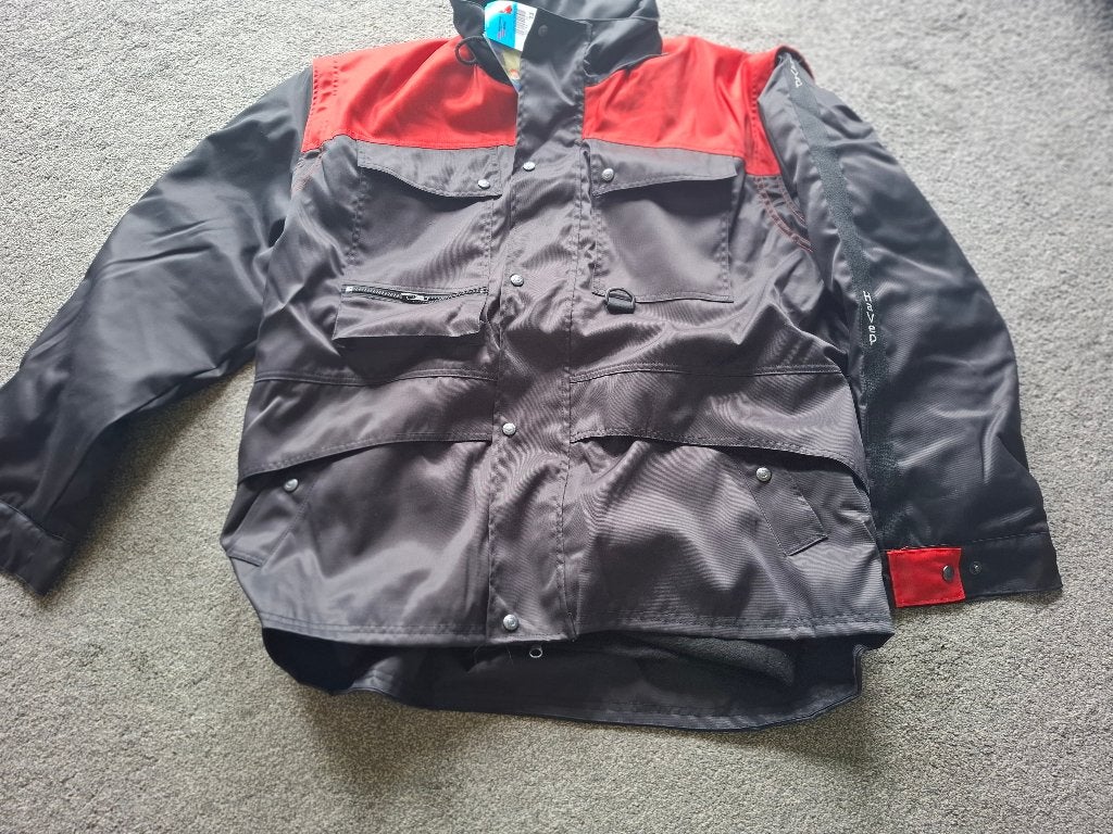 Parka HaveP 4252 Veste travail doublée neuve rouge noire xl, Neuf, Manteau, Havep, Enlèvement ou Envoi