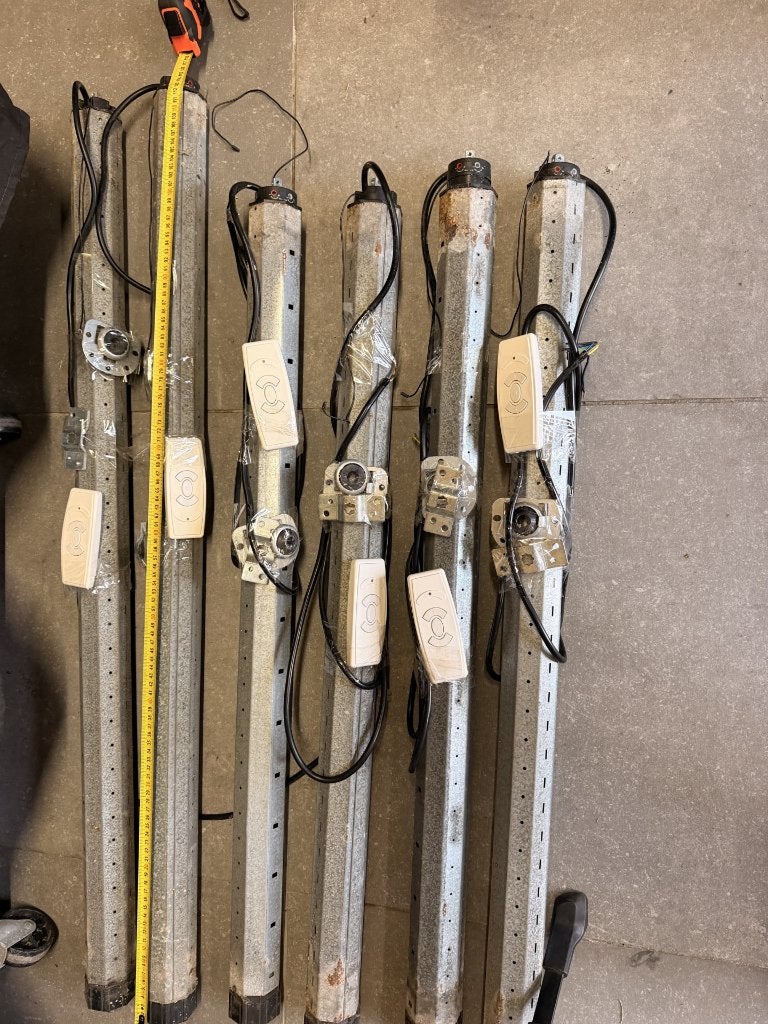 moteurs tubulaires, Enlèvement, Utilisé, Fonctionnement électrique