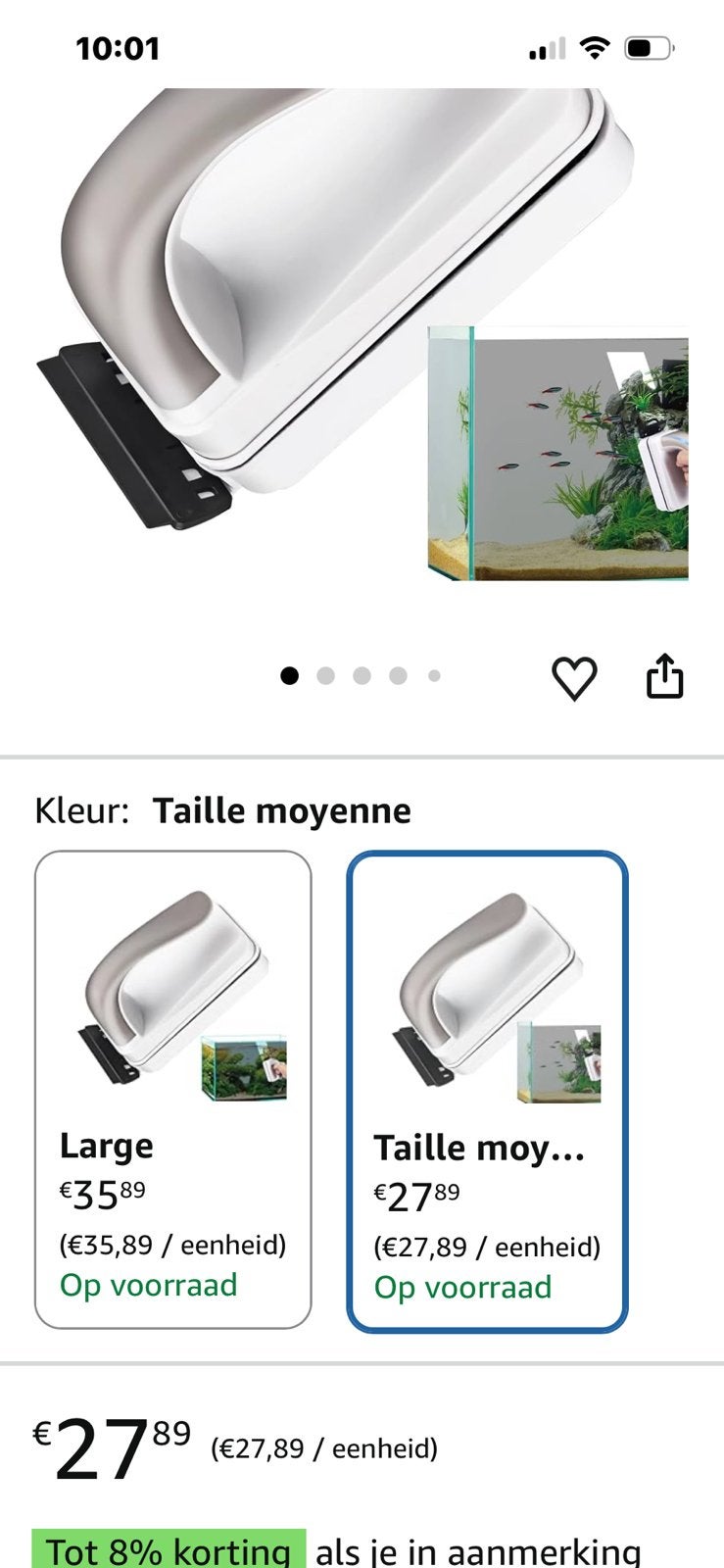 Magneet ramenkuiser aquarium, Enlèvement, Neuf