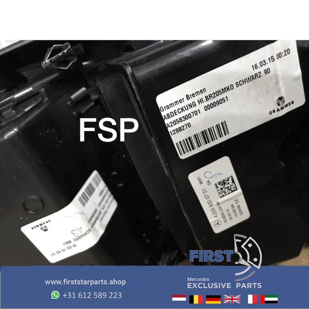 W205 C63 AMG Clima schakelaar Mercedes C Klasse 2014-2018 Cl, Gebruikt, -, Ophalen of Verzenden, -