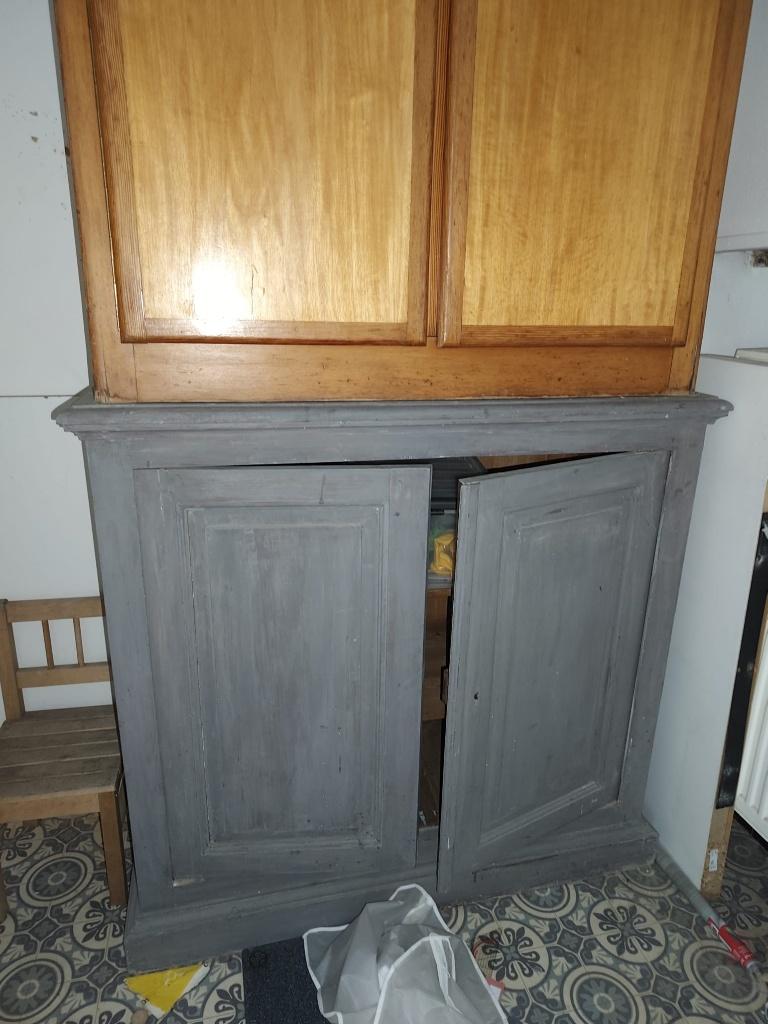 oude schoolkast, Huis en Inrichting, Ophalen, Gebruikt