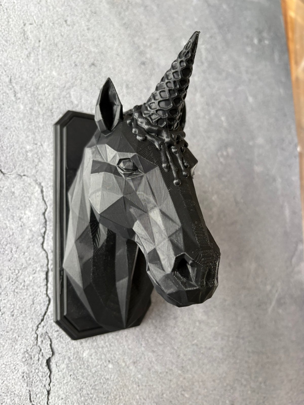 Licorne cornet de glace pop art mural 3D  20 cm, Enlèvement ou Envoi, Comme neuf