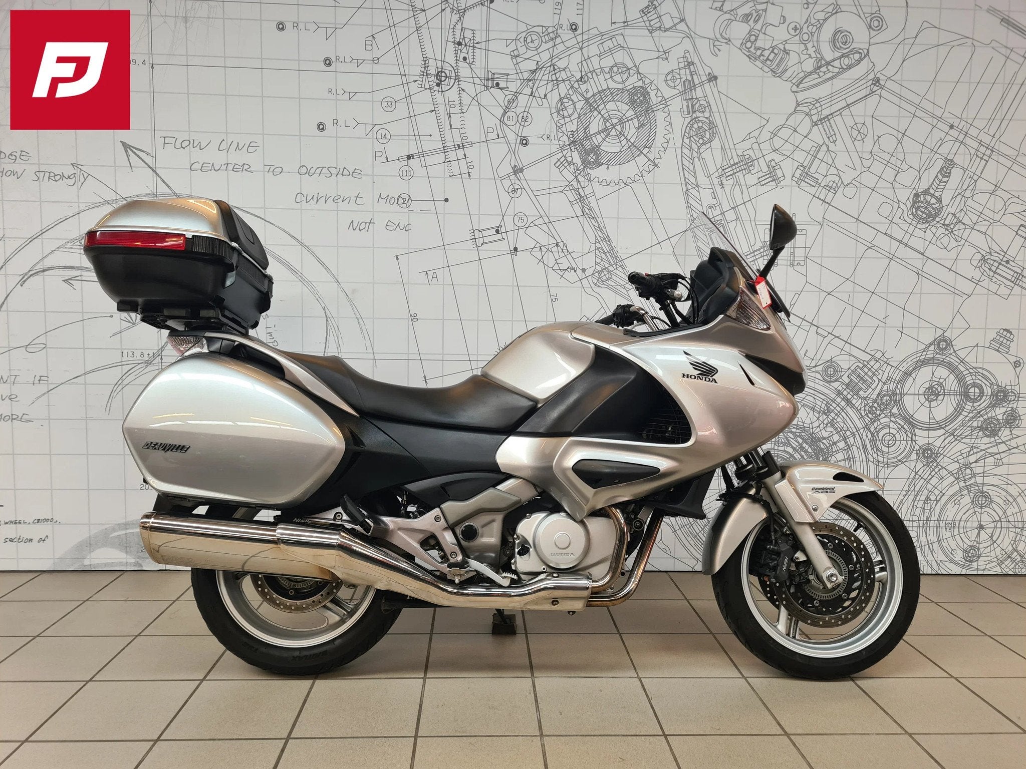 Honda NT 700 Deauville (bj 2012), Motoren, Motoren | Honda, 700 cc, Bedrijf, Meer dan 35 kW, Overig