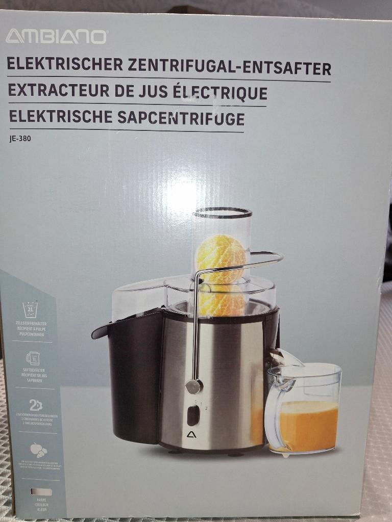 Electrische Sapcentrifuge, Enlèvement ou Envoi, Neuf, Électrique, Presse-agrumes