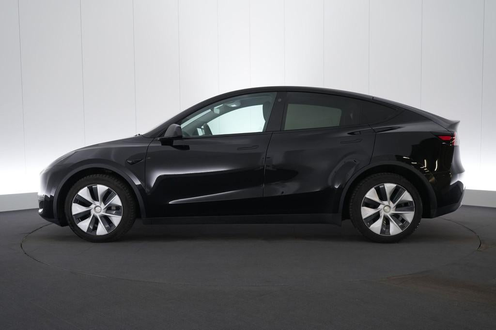 (2CCQ583) TESLA MODEL Y, Auto's, Tesla, Parkeersensor, Zwart, Leder, 5 zetels