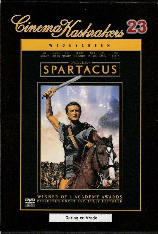 DVD Cinema kaskrakers Spartacus – Kirk Douglas, CD & DVD, DVD | Drame, Comme neuf, Historique ou Film en costumes, À partir de 12 ans